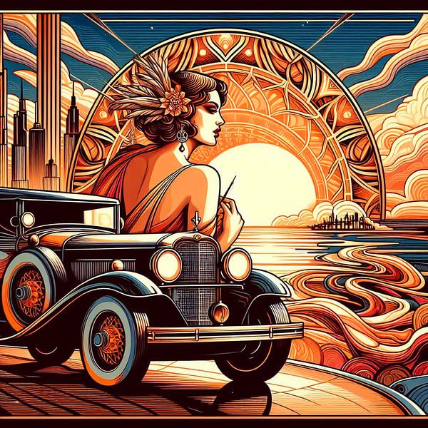 Art Deco ( 3) van Ineke de Rijk