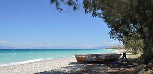 Abandoned Fishing boat sur Wiljo van Essen