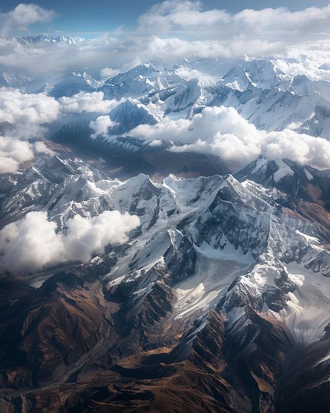 Funkelnde Frostwelten von fernlichtsicht