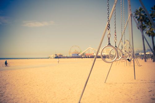 Gymnase sur la plage sur Sander van Leeuwen
