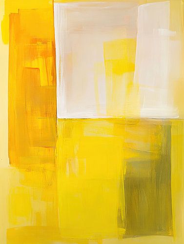 gelbe Blöcke von Moderne Kollektion