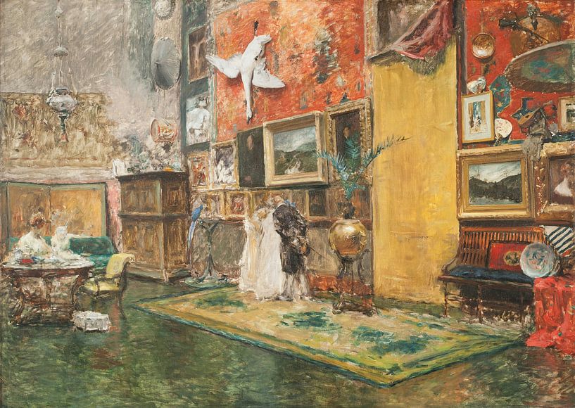 Tenth Street Studio, William Merritt Chase by Masterful Masters