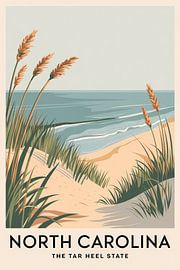 Caroline du Nord sur Poster Art Shop