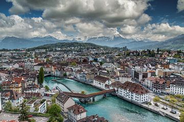 Ligne d'horizon de Lucerne
