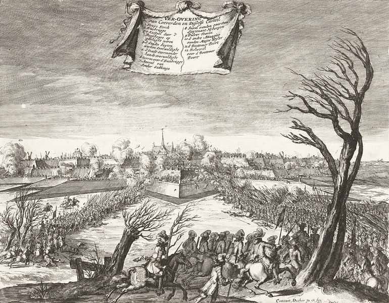 Coenraet Decker, Erstürmung und Eroberung von Coevorden am 30. Dezember 1672 von Atelier Liesjes