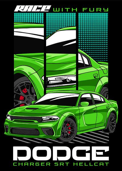 Dodge Charger SRT Hellcat Car by Adam Khabibi
