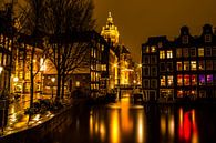 Amsterdam Oudezijds voorburgwal canal houses par Ahilya Elbers Aperçu