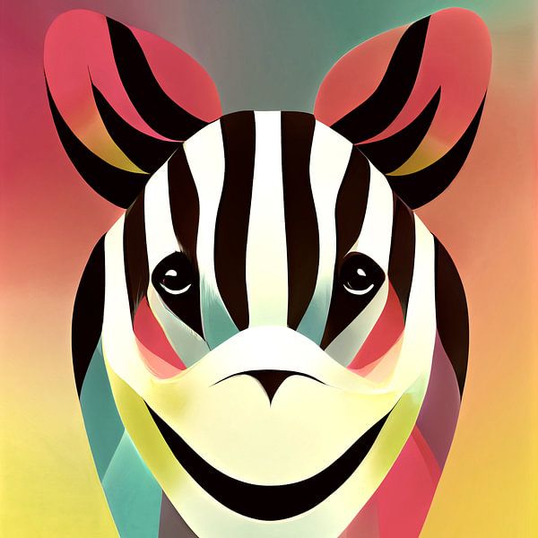 Zebra by Vlindertuin-Art