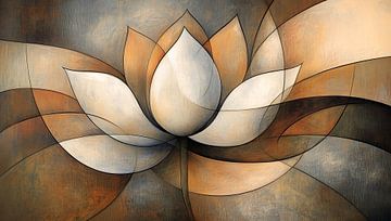 Lotusblume Abstrakt von Jacky