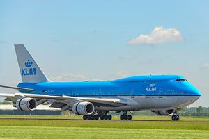 KLM Boeing 747 airplane at Schiphol Airport by Sjoerd van der Wal Photography