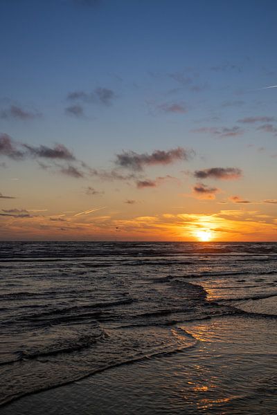 Sunset by the sea by Michael Ruland