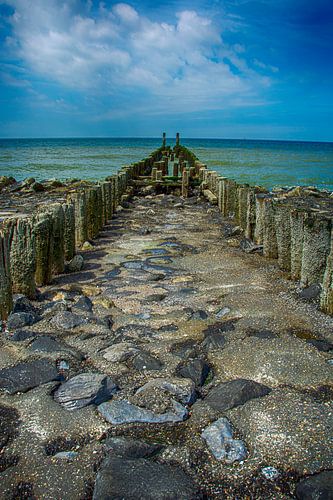 Golfbrekers in de Zee