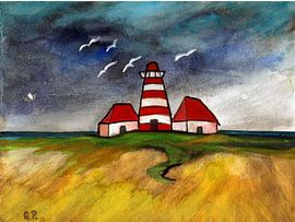 North Sea Hallig by Gertrud Premke