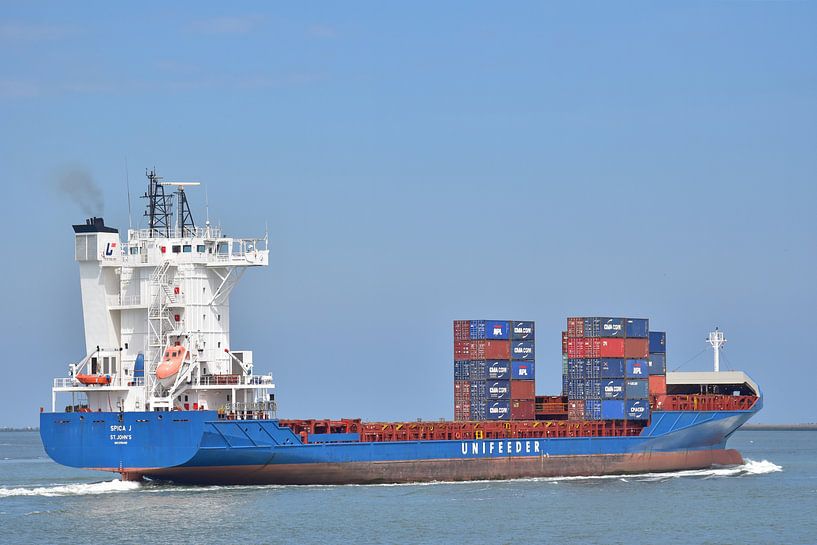 Containerschip Spica J van Piet Kooistra