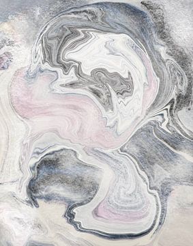 De magie van de sneeuwvlok - Moderne tijdloze abstractie van Susanna Schorr