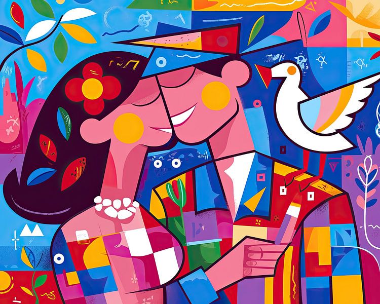 Oreiller | Baiser par OMG Art
