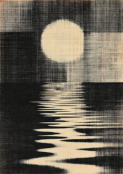 Reflets lunaires dans un effet texturé sur Niklas Maximilian