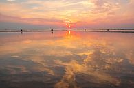 Zomer zonsondergang op het Noordzeestrand bij Bloemendaal van Sjoerd van der Wal Fotografie thumbnail