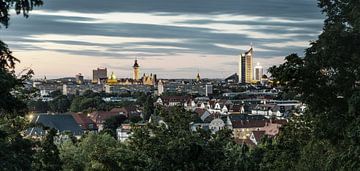Skyline van Leipzig