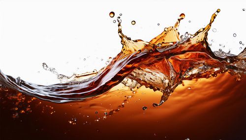 Bruine kleur met druppels