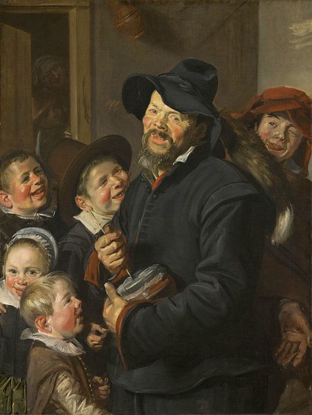 Der Rommel-Pot-Spieler Frans Hals von Meisterhafte Meister