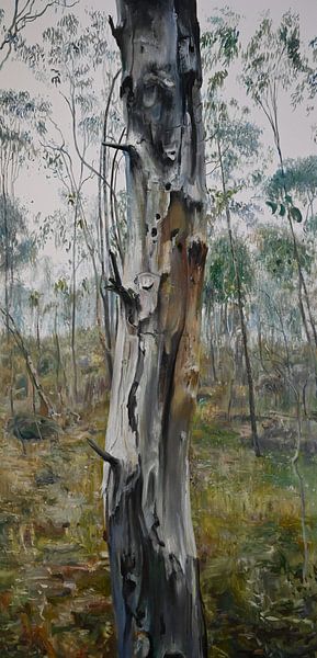 Australische Landschaft Baumstamm von KB Prints