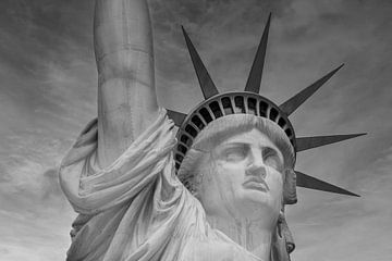 NEW YORK CITY Statue de la Liberté Monochrome sur Melanie Viola