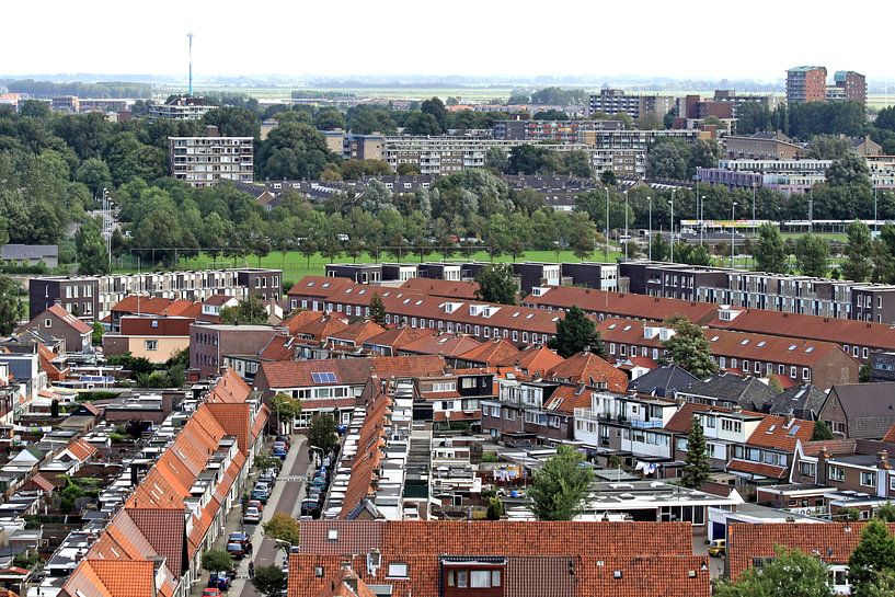Beverwijk vanuit de lucht by sem van Straalen