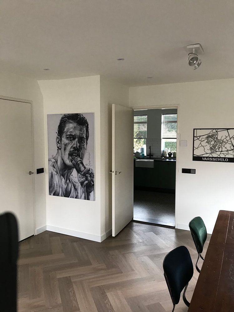 Freddie Mercury (Queen) drawing, by Johannes