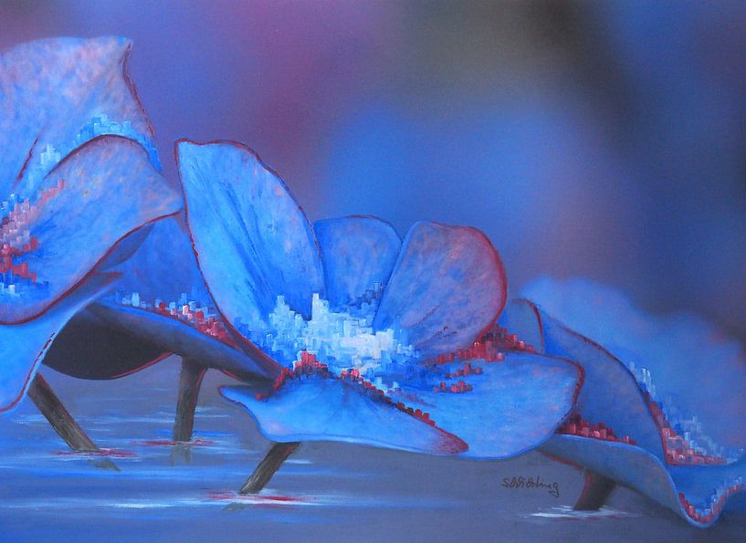 Hydrangea blossom 7 by Edeltraut K. Schlichting