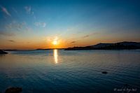 Setting sun