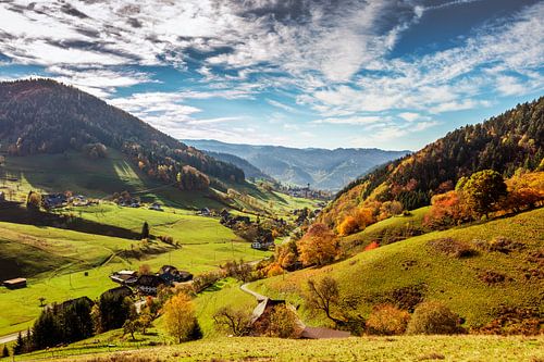 Uitzicht op het Münstertal