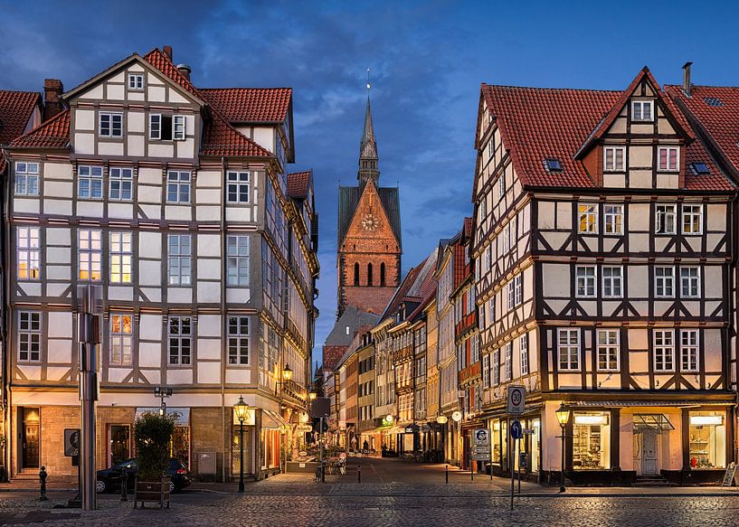 Old town of Hannover, Germany by Michael Abid