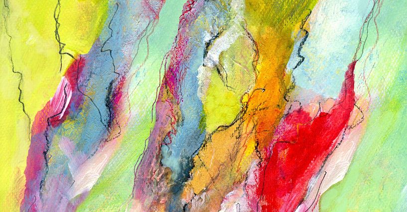 abstract surfaces and lines 4 by Claudia Gründler