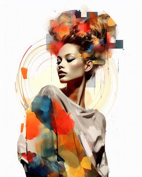 Collage "Colorful fashion" van Studio Allee