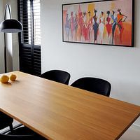 Klantfoto: Girlfriends van Harry Hadders Design, op canvas