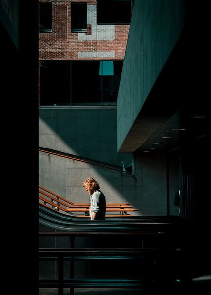 Lumière de l'escalator par Marco Diks