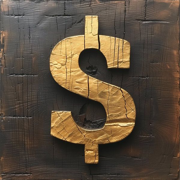 Gold Dollar Painter: Zeichen in Tropical von Surreal Media