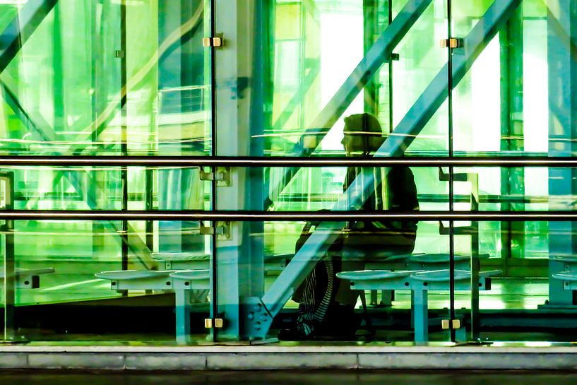 En attendant le train à Roulers par Studio Kunsthart