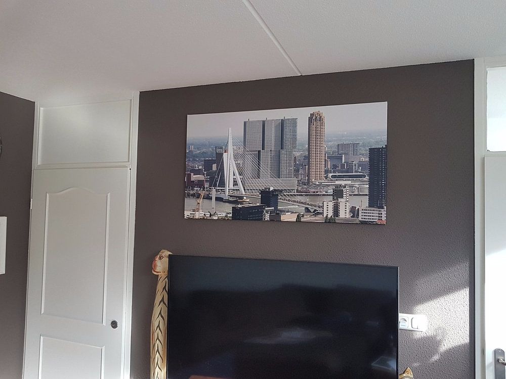 Gerrit van Veen - Skyline / Erasmusbrug  von MS Fotografie | Marc van der Stelt 