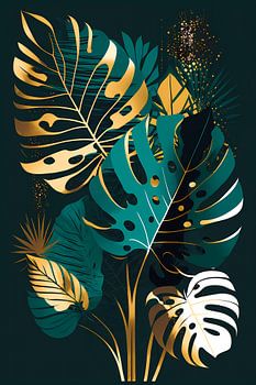 Feuilles de monstera