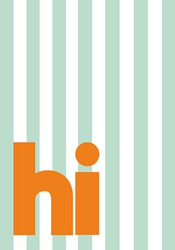 Hi - green stripes by Bainai