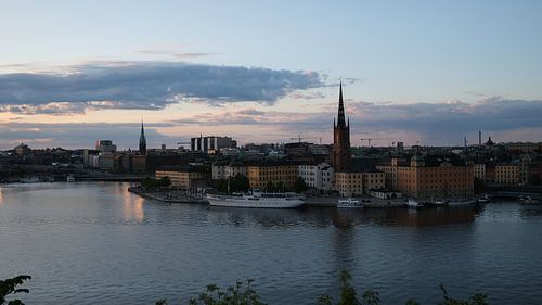 Twilight over Riddarholmen - Stockholm in the evening light
