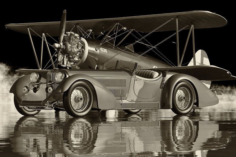 Mercedes SSK 710 - A Desirable Sports Car From 1930 by Jan Keteleer