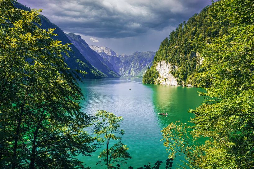 Vue sur le lac Könik par Tim Lee Williams
