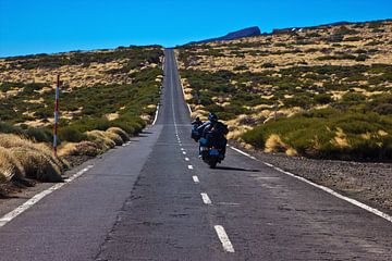 Motorbikes in Teide National Park by Anja B. Schäfer