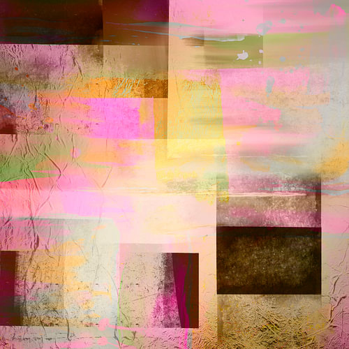 Modern abstract art in layers.