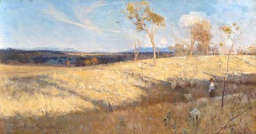 Gouden zomer, Eaglemont, Arthur Streeton