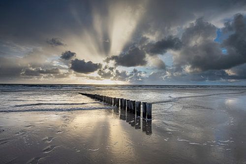 Wolkenbrüche Nordsee Ameland