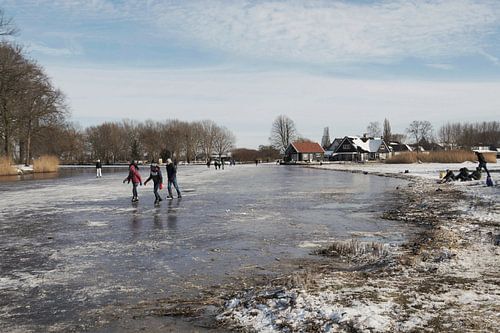 Skating in the Alblasserwaard